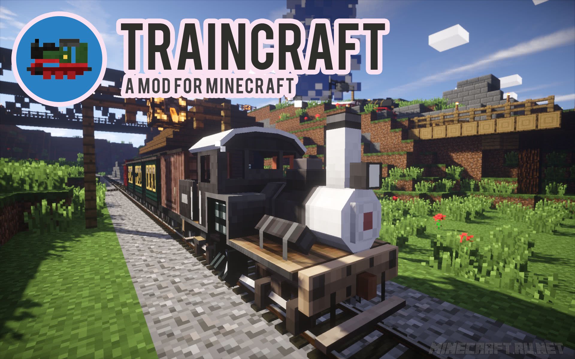 minecraft pe traincraft mod