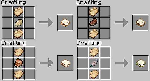 [1.2.3] Sandwiches - сэндвичи для Minecraft!