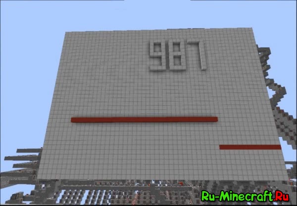 Калькулятор в Minecraft - невероятная постройка