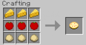 [1.2.5]Pizza & Stuff Mod v2.0 пицца и другая еда в Minecraft