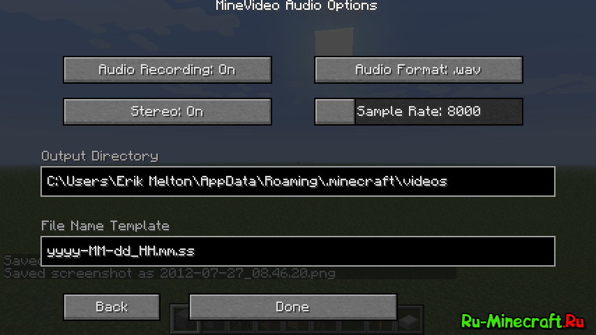 [1.4.7] MineVideo -     