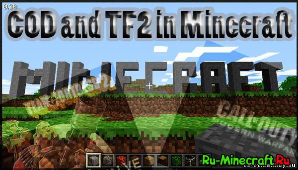COD and TF2 in Minecraft - 