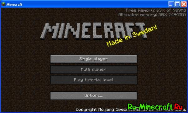 [] Minecraft Infdev -  !