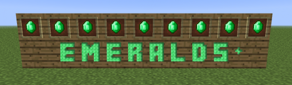 [1.4.7/1.5.1] Emeralds+ Mod! Инструменты, броня, оружие...