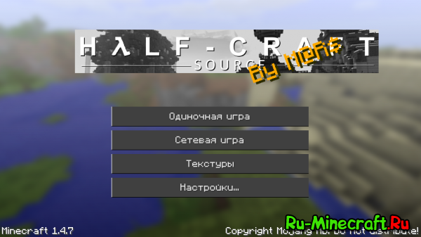 HalfCraft Pack for minecraft [1.4.7] 128*128