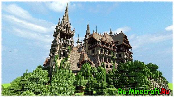 Minecraft Map: 19th Century Castle &#8211; Beautiful Castle!