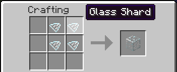 Glass Shards Mod - осколки стекла [1.12.2] [1.11.2] [1.10.2] [1.9.4] [1.8.9] [1.7.10]