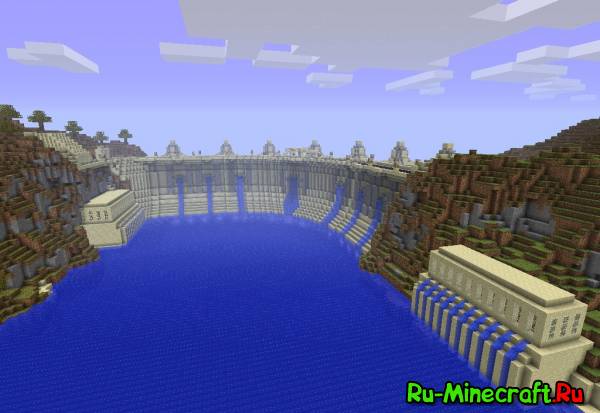 [Map] Minecraft Dam Recreation - 