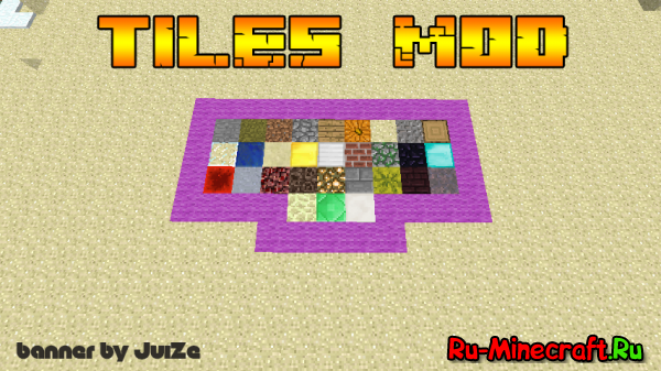 [1.6.2]Tiles Mod - много новых плиток!