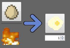 Cooked  Eggs Mod -  minecraft!