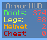 [1.6.2]Armorhud - Прочность брони