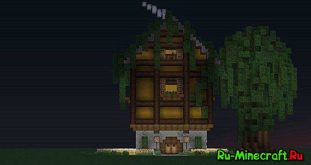 Скачать карту Jungle tree-house для Minecraft