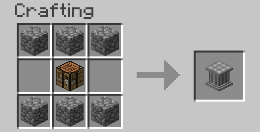 [1.6.2-1.7.2] Crafting pillar mod -   !