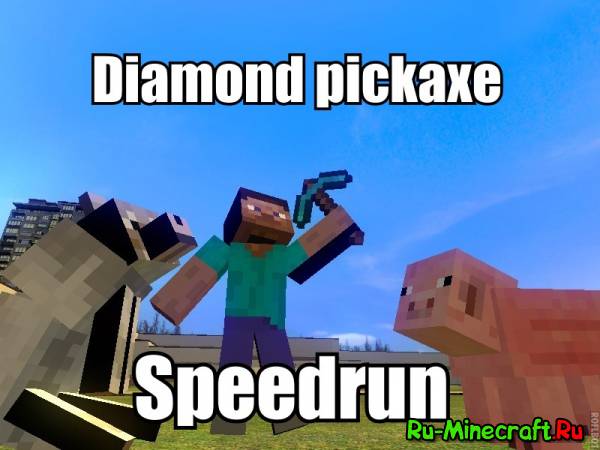[VideoGuide] Diamond pickaxe speedrun/   .