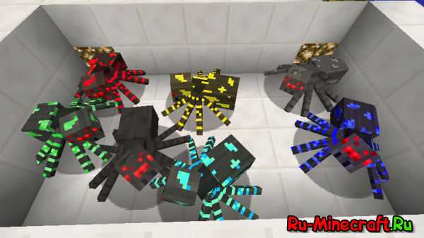 [1.6.4][Forge] - Ore Spiders Mod -   ._.