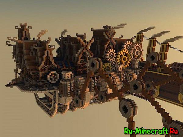 [Map][1.7] - Steampunk Moving City -     _