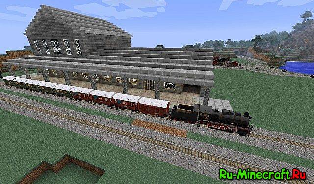 Как сделать железную дорогу (метро) со станциями / Minecraft / Без командного блока