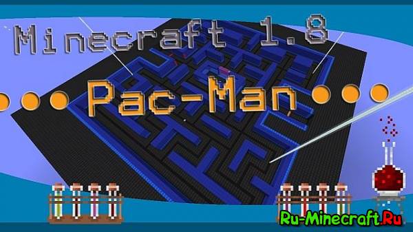 [][1.8+] Pac-Man -    Minecraft!