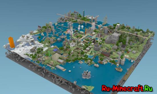 Minecraft Map 1.5.2+ Big City 2.2 &#8211; Big City