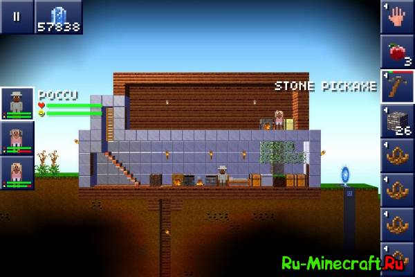 [   Minecraft][iOS|Android]The Blockheads   2D  Minecraft'.