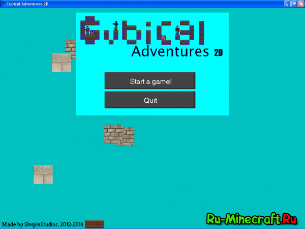 Game Cubical Adventures 2d 0.01 &#8211; My Two &#8211; Dimensional Parody of Minecraft