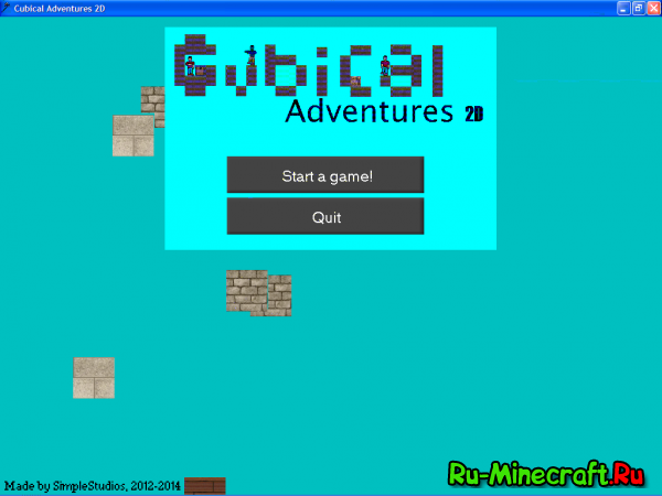 [] Cubical Adventures 2D 0.01 -     Minecraft