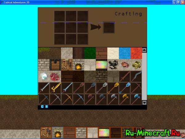 [] Cubical Adventures 2D 0.01 -     Minecraft