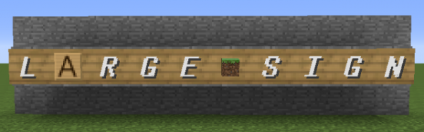 [1.7.10] Large Sign    !