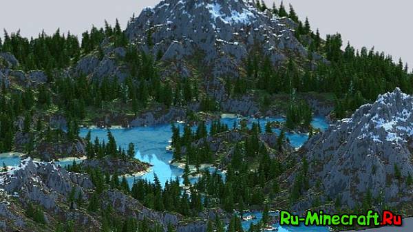 Minecraft Map 1.8+ Adryns River &#8211; Colorful Landscape!