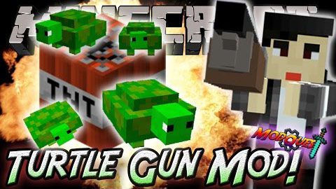 Turtle Gun Mod — Черепашки [1.8|1.7.10]