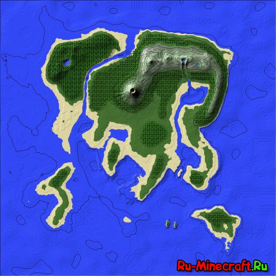 [Map] Island surive - карта для выживания