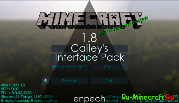 [1.8] Calley's Interface Pack - Интерфейс в стиле Android L