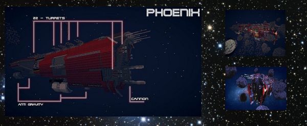[Map] "Phoenix" the Spaceship - 