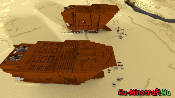 [Карта] Sandcrawler STAR WARS в Minecraft