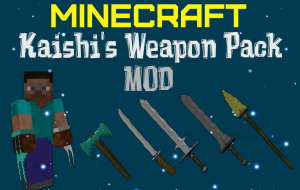 Kaishi's Weapon Pack - Средневековое 3D оружие [1.12.2] [1.10.2] [1.9.4]