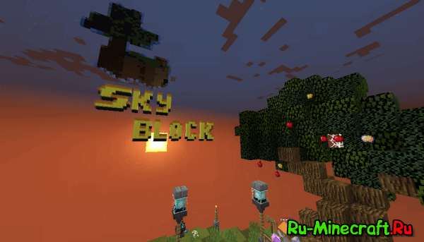 SkyBlock on Command Blocks - СкайБлок на командных блоках [Map][1.8+]