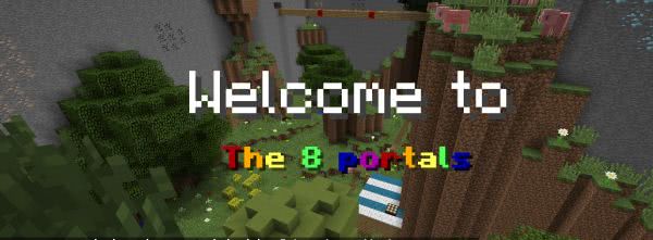 The 8 Portals - карта с головоломками [1.9+]