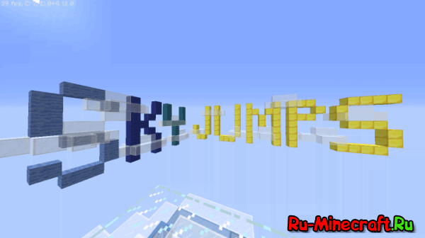 Sky Jumps - свежая паркур карта [1.11+]