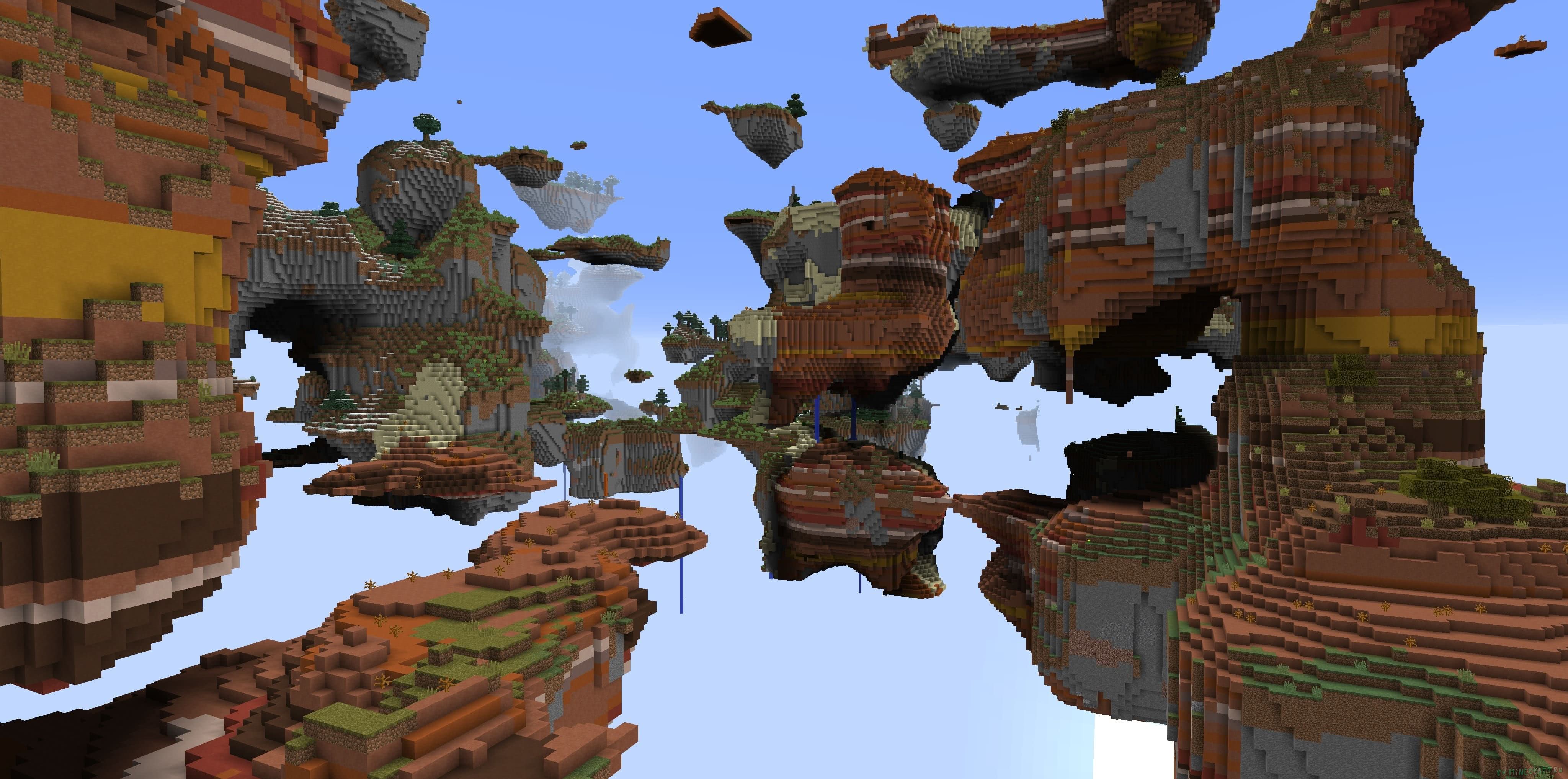 Openterraingenerator. Летающие острова. Мод на летающие острова. Летающий остров майнкрафт. Minecraft парящие острова.