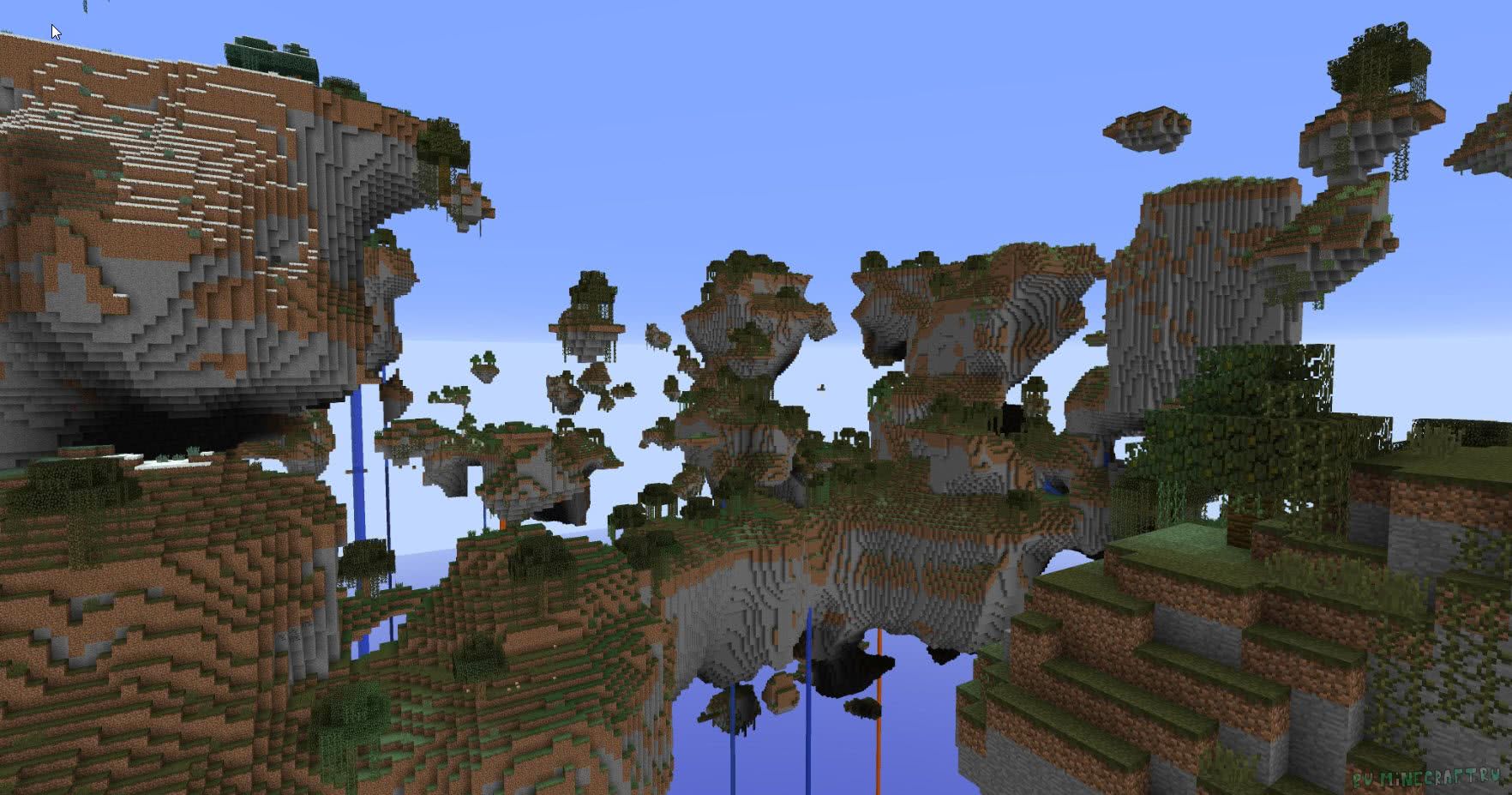 Openterraingenerator. Minecraft. Остров в небе майнкрафт. Мод на генерацию летающих островов.