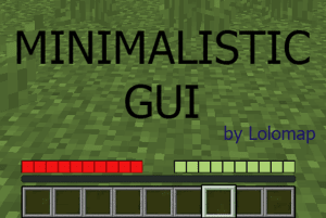 Minimalistic GUI - русурспак, изменяющий GUI [1.12+]