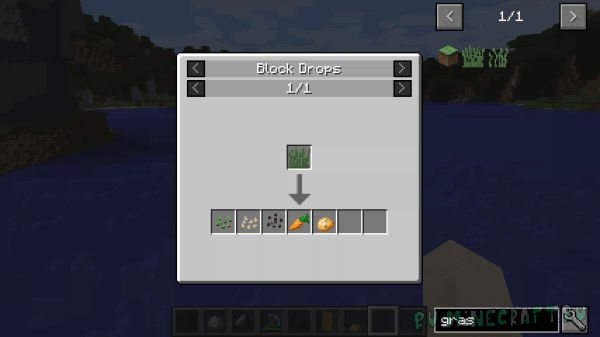 Block Drops - показ дропа в джеи [1.16.5] [1.14.4] [1.12.2] [1.11.2] [1.10.2] [1.8.9]