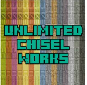 Unlimited Chisel Works - аддон для чизель [1.12.2] [1.11.2] [1.10.2]