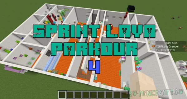 Sprint Lava Parkour 4 -    [1.12.2]