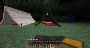 The Camping Mod - палатки, костры, кемпинг [1.12.2] [1.11.2] [1.8.9] [1.7.10]