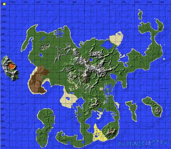 Biggest island -    [1.12.2-1.7.10]