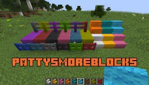 PattysMoreBlocks - разноцветные блоки [1.17.1] [1.14.4] [1.12.2]