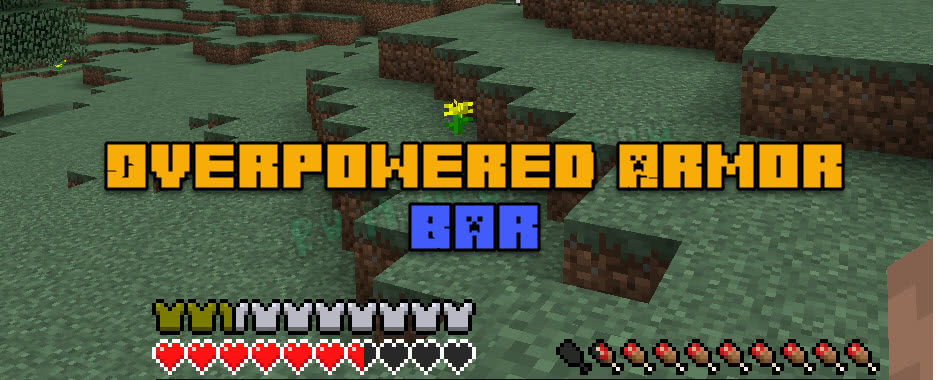 我的世界Overloaded Armor Bar护甲上限突破MOD[1.12.2-1.16.5] - 哔哩哔哩