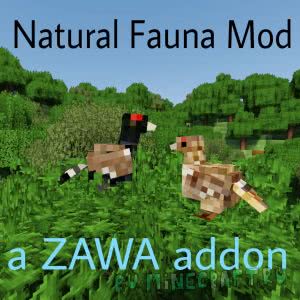 Natural Fauna Mod - аддон на животных для ZAWA [1.12.2]