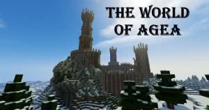 The World of Agea - большая карта с городами, крепостями, дорогами [1.13.1] [1.12.2]